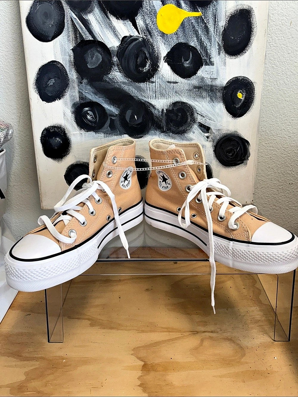 Converse Chuck Taylor All Star Tan High Top Sneakers US 6
